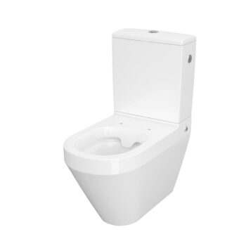 CERSANIT - WC KOMBI CREA CLEANON 010/020 OVAL, NÁDRŽKA 010 3/5, SEDADLO DUR SLIM WO LW ONE K114-023-B-SET
