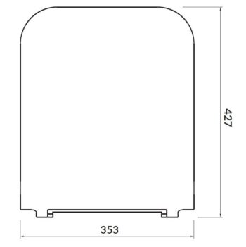 CERSANIT - WC KOMBI CREA CLEANON 010/020 ŠTVOREC, NÁDRŽKA 010 3/5, SEDADLO DUR SLIM WO LW ONE K114-022-B-SET