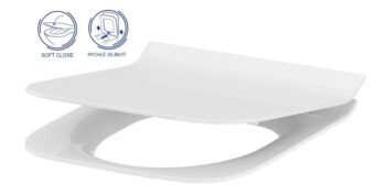 CERSANIT - WC KOMBI MISA CREA CO 010/020 ŠTVOREC, SEDADLO DUR SLIM WO LW ONE K114-022