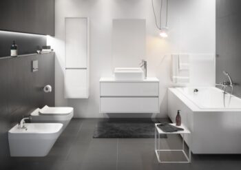CERSANIT - WC SEDADLO CREA ŠTVOREC DUROPLAST ANTIB. SoftClose / JEDNO TLAČIDLO K98-0178