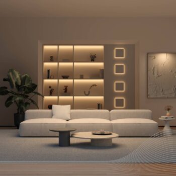 Calex LED pásik Vibey, dĺžka 2 m, zástrčka, diaľkové ovládanie, CCT