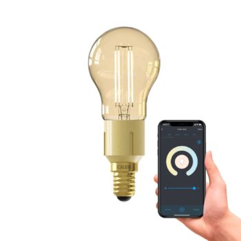 Calex Smart E14 4,9W LED filament zlatá 1800-3000K