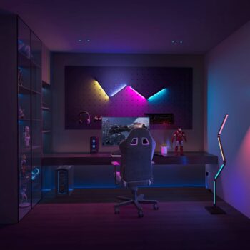 Calex Smart LED stojacia lampa, skladacia WLAN CCT RGB