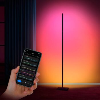 Calex Smart LED stojacia lampa, skladacia WLAN CCT RGB