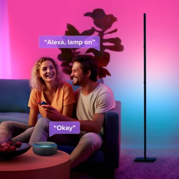 Calex Smart LED stojacia lampa, skladacia WLAN CCT RGB