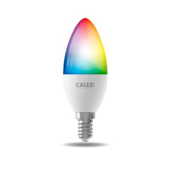 Calex Smart LED sviečka E14 B35 4,9W CCT RGB