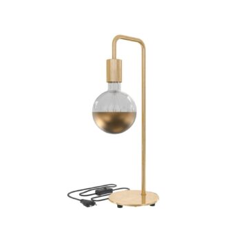 Calex U-Line stolová lampa s 1,5m káblom, zlatá