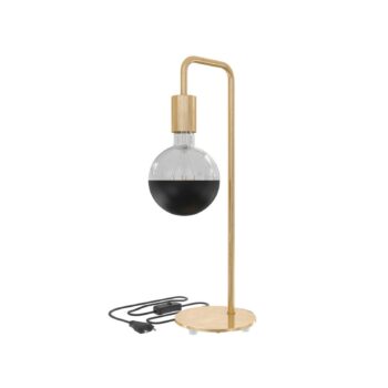 Calex U-Line stolová lampa s 1,5m káblom, zlatá