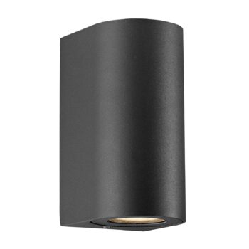 Canto Maxi 2 Seaside vonkajšie nástenné svietidlo, čierne, GU10, 17 cm