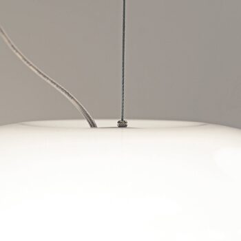 Casablanca Aih závesná lampa 28 cm biela lesklá
