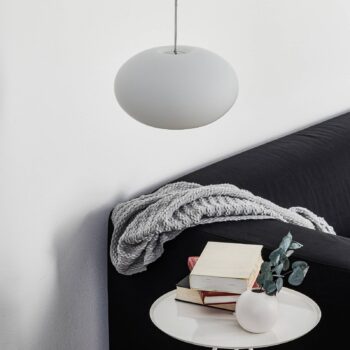 Casablanca Aih – závesná lampa 28 cm biela matná
