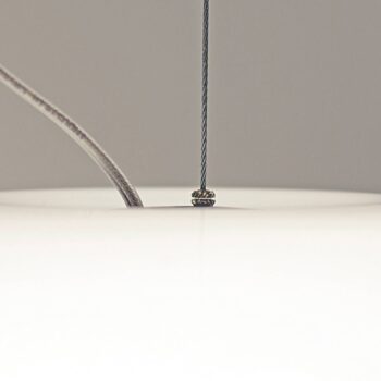 Casablanca Aih – závesná lampa 38 cm biela matná