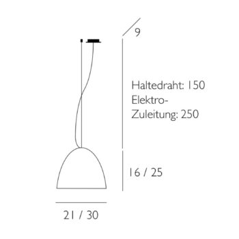 Casablanca Bell závesná lampa 1-plameňová 30 cm