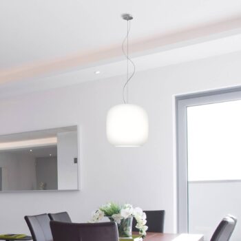 Casablanca Murea závesná lampa drôtový prívesok 1fl opál
