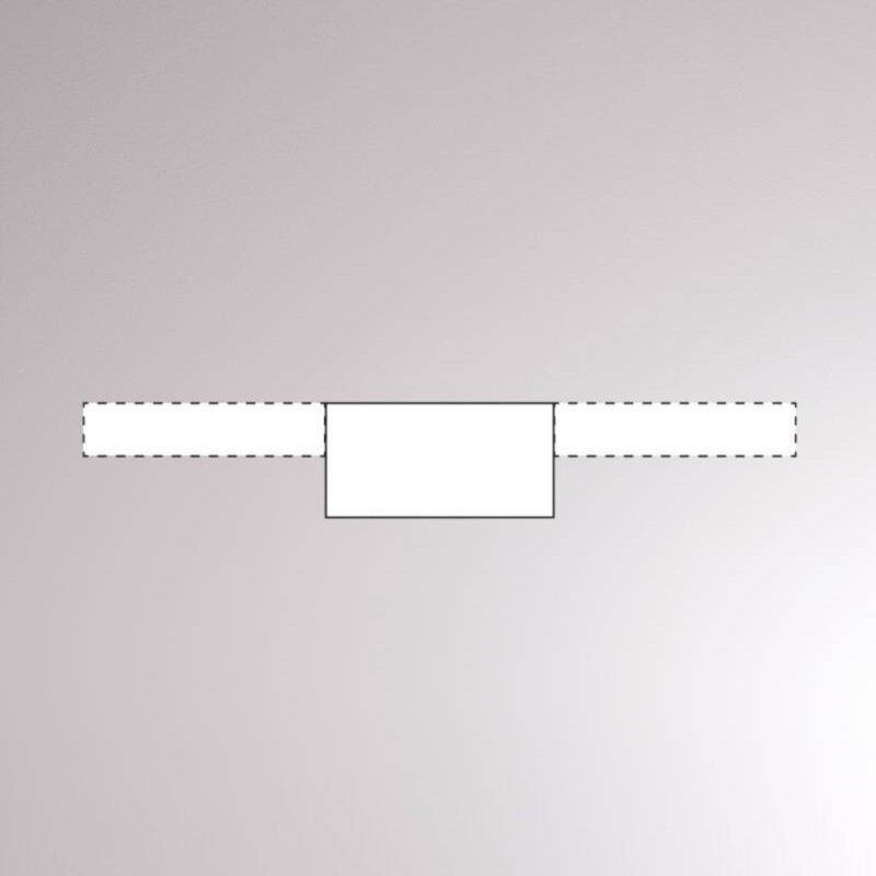 Centrálne napájanie koľaj. Volare baldachýn biela Centrálne napájanie koľaj. Volare baldachýn biela