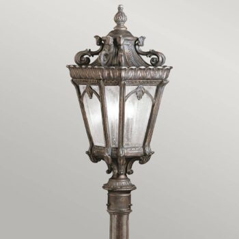 Cestné svetlo Tournai, výška 110 cm, hliník, sklo