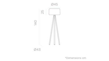 Chloe 140 exteriérová solárna lampa