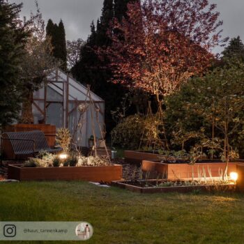 Chodníkové LED Piccola hrot do zeme v čiernej