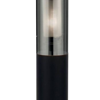 Chodníkové svetlo Batton, IP44, čierne, výška 90 cm, kov
