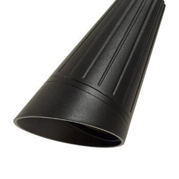 Chodníkové svetlo Lindby Sorvete, čierne, kov, 3-pl., 83 cm