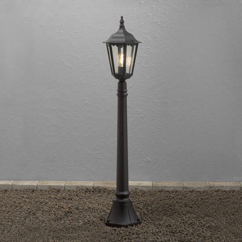 Chodníkové svietidlo Firenze, čierne Chodníkové svietidlo Firenze, čierne