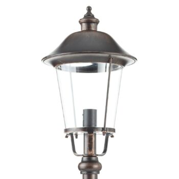 Chodníkové svietidlo Mariella, nostalgický šarm