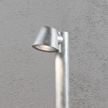 Chodníkové svietidlo Trieste z ocele galvanizované