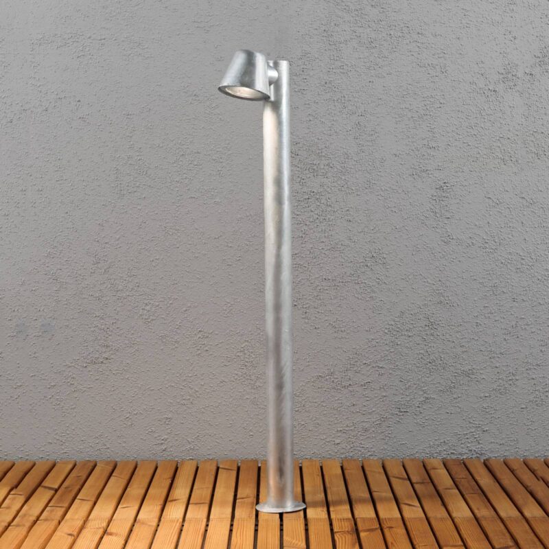 Chodníkové svietidlo Trieste z ocele galvanizované Chodníkové svietidlo Trieste z ocele galvanizované