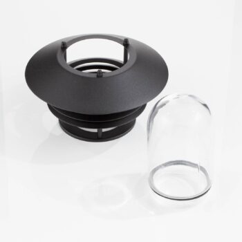 Chodníkové svietidlo Vejers, čierne