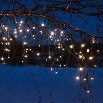 Chrissline Extra svetelná clona 100 LED 2 850 K