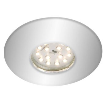 Chrómované LED vstavané bodové svietidlo Sprcha, IP65