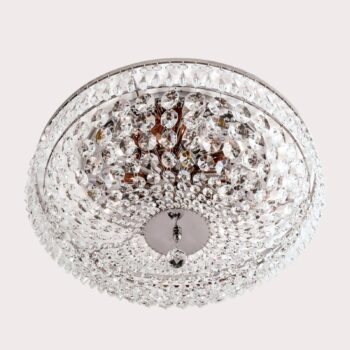 Chrómované krištáľové svietidlo SHERATA 45 cm