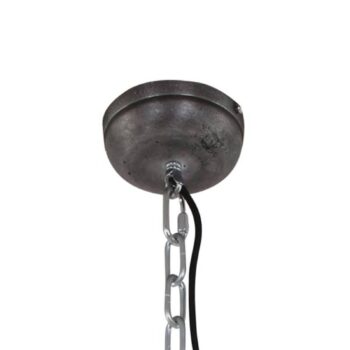 Čierna priemyselná závesná lampa Bikkel L02