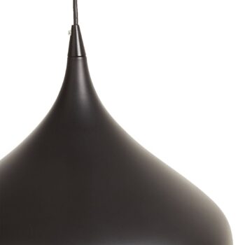 Čierna závesná lampa Norma