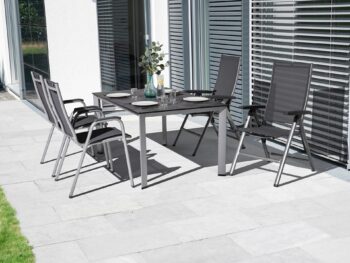 Cirrus Silver-Line polohovacie kreslo sivé