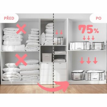 Compactor Úložný box s vákuovým vrecom L Life, L