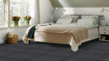 Condor Carpets, AKCIA: 300x340 cm Koberec metráž Udinese antracitový - neúčtujeme odrezky z role - obšitý zo všetkých strán, šíře, čierna, filc, chodba / predsieň
