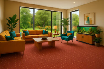 Condor Carpets, AKCIA: 80x150 cm Kusový koberec Udinese terra - neúčtujeme odrezky z role - obšitý zo všetkých strán, šíře, oranžová, filc, chodba / predsieň