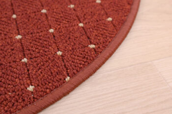 Condor Carpets, AKCIA: 80x80 (průměr) kruh cm Kusový koberec Udinese terra kruh, oranžová, chodba / predsieň
