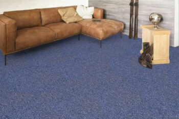 Condor Carpets, Metrážny koberec Classica 582, záťažový, na mieru, šíře 4m,5m, modrá, ab (mriežka), chodba / predsieň