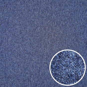 Condor Carpets, Metrážny koberec Classica 582, záťažový, na mieru, šíře 4m,5m, modrá, ab (mriežka), chodba / predsieň