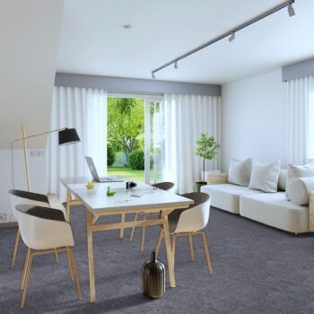 Condor Carpets, Metrážny koberec Prestige 482, na mieru, šíře 4m, šedá, ab (mriežka), detská izba