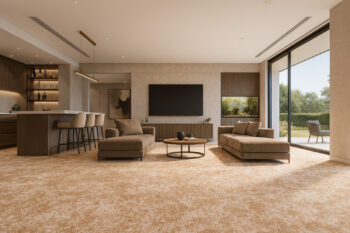 Condor Carpets, Metrážny koberec Serena 6652, na mieru, šíře 4m,5m, hnedá, filc, detská izba