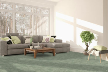 Condor Carpets, Metrážny koberec Serena 6662, na mieru, šíře 4m,5m, zelená, filc, obývacia izba