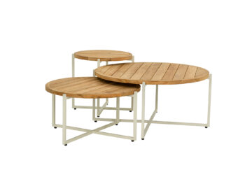 Condor konferenčný stolík krémový 74 cm
