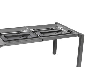 Cubic HPL rozťahovací stôl antracit 160-220-280 cm