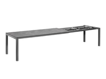 Cubic HPL rozťahovací stôl antracit 210-270-330 cm