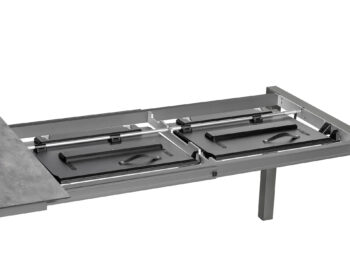 Cubic HPL rozťahovací stôl antracit 210-270-330 cm
