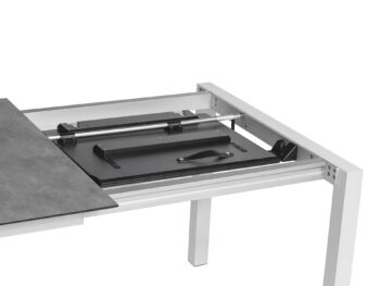 Cubic HPL rozťahovací stôl strieborný/antracit 150-210 cm