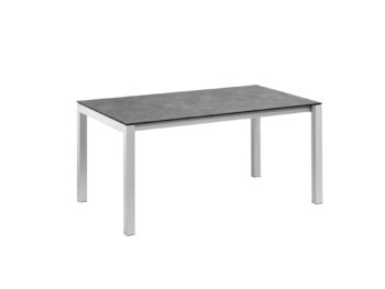 Cubic HPL rozťahovací stôl strieborný/antracit 160-220-280 cm